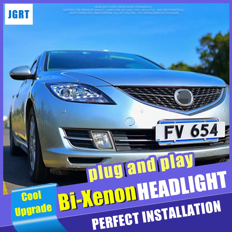 Новая глава лампы стайлинга автомобилей для Mazda 6 головной светильник s 2008 2013 M6 би