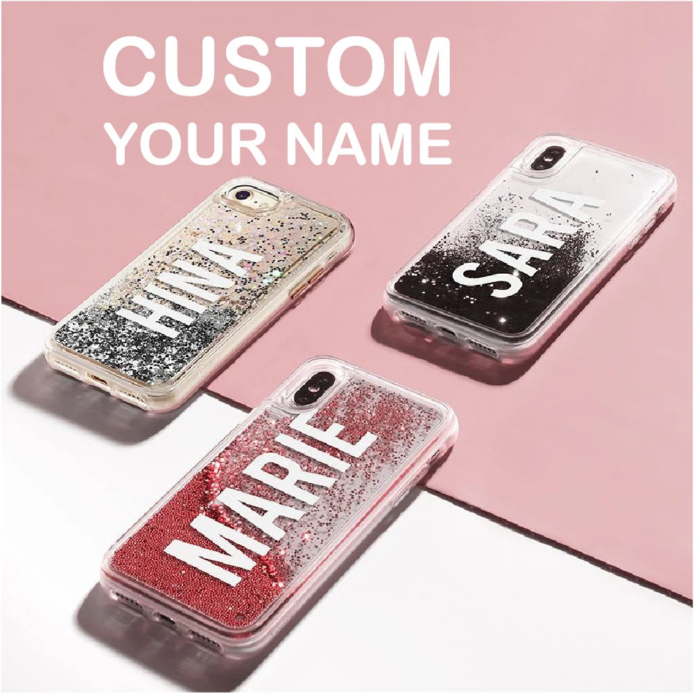 Custom glitter phone cases Clearance
