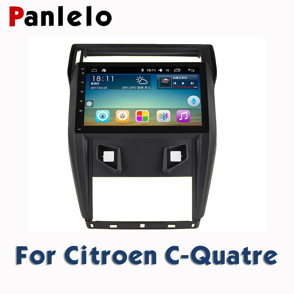Panlelo для Citroen C Quatre Android авто радио четырехъядерный Elysee C3XR GPS навигация 2 Din