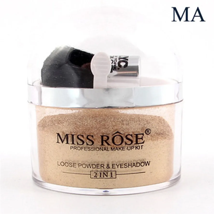 Прозрачный макияж для лица MISS ROSE 1 шт. золотой/серебристый гладкий