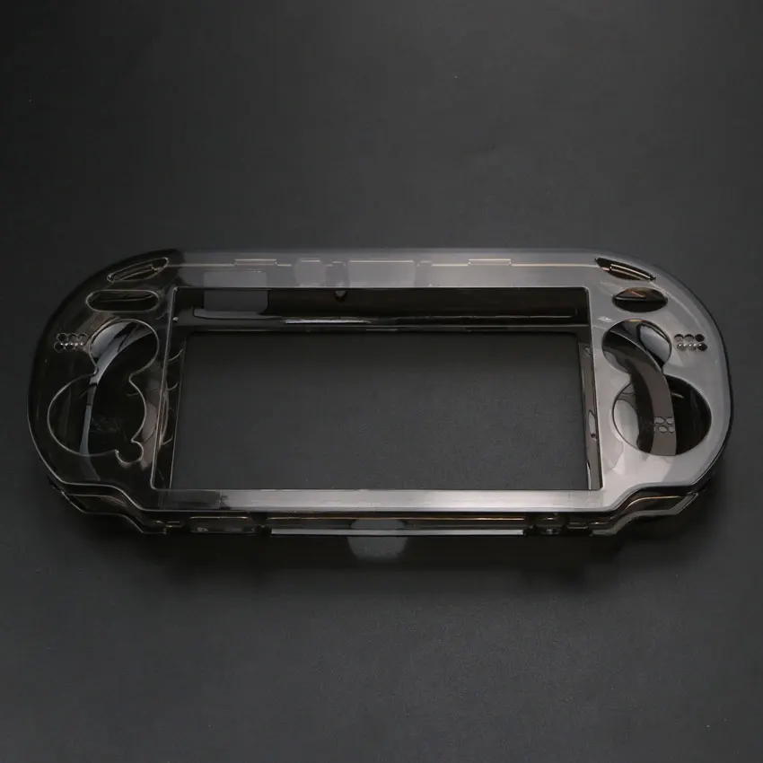YuXi Прозрачный жесткий чехол, прозрачный защитный чехол для sony psv 1000 psv ita PS Vita psv 1000 Crystal Body протектор - Цвет: Черный