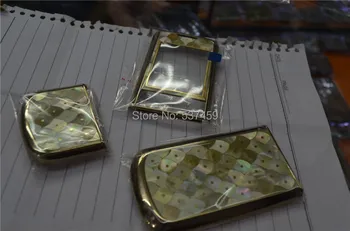 

For Nokia 8800 arte abalone sticker gold color cover for Nokia 8800 Arte 8800A gold edition abalone cover free shipping