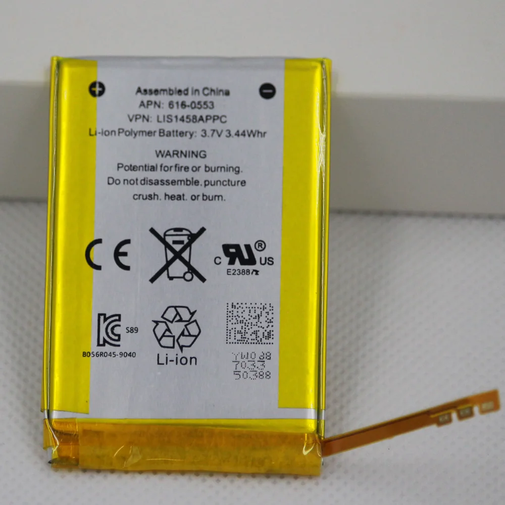 930mAh 616-0553/LIS1458APPC внутренний литий-полимерный Сменный аккумулятор для iPod Touch 4-го поколения 4 4g с ремонтными инструментами