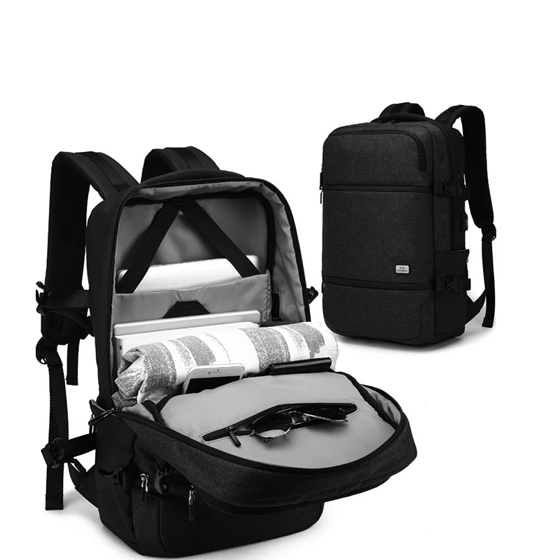 

Laptop Backpack Men's backpack 15.6inch Male Waterproof Oxford USB Male School Bags Backpack Casual Multifunction Travel Bag