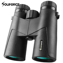 8X42/10X42 бинокль телескоп водонепроницаемый FMC многослойная зеленая пленка Профессиональная Охота Кемпинг для наружного просмотра