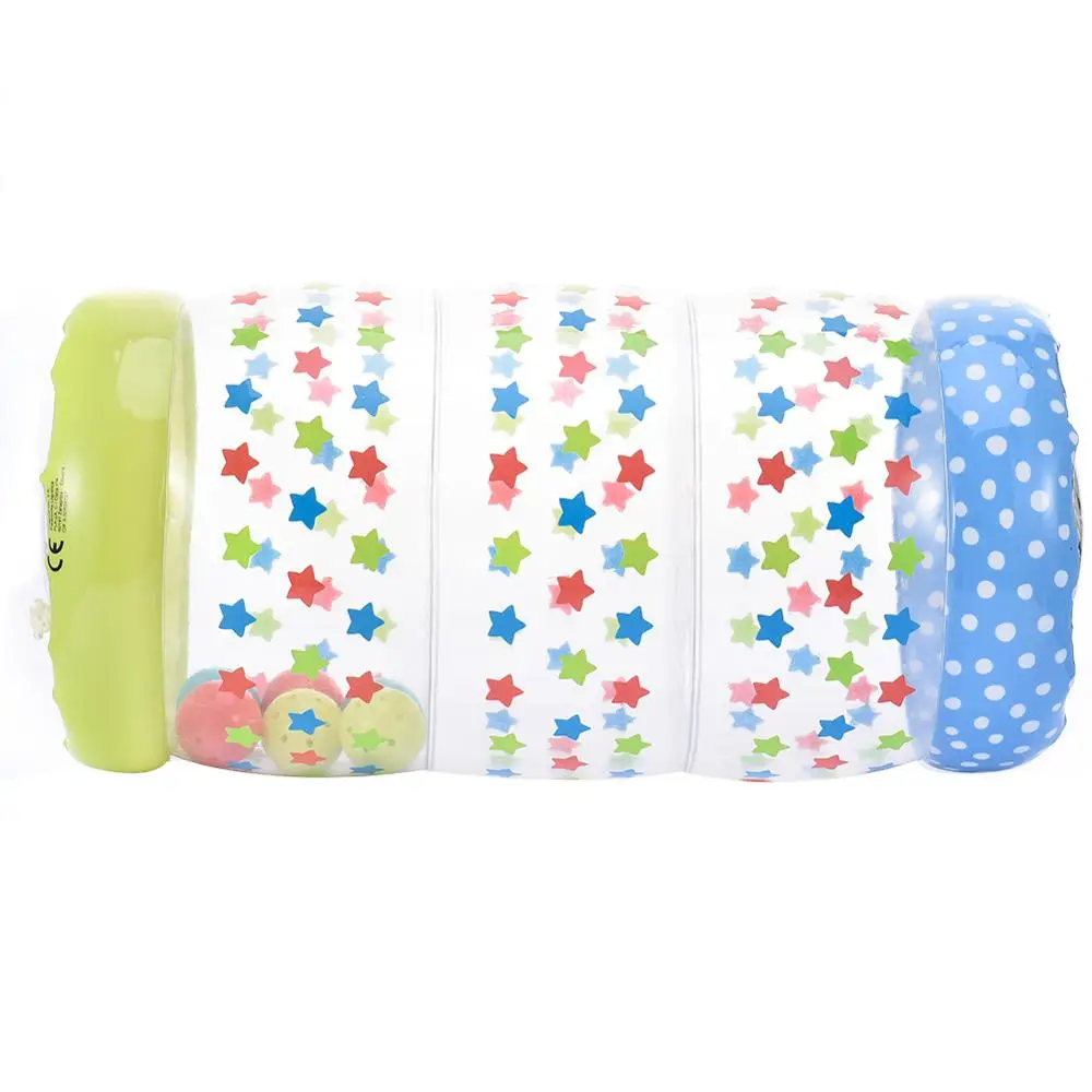 Crawling Plastic Training Roller Infant Inflatable Durable Roller Bao Exercise Early Learning Infants Toddlers Stimulation Growt