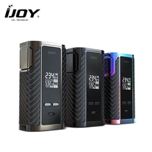 100% Original Electronic Cigarette Box Mod IJOY Captain PD270 Box Mod Vape 234W NI/TI/SS TC Mod With Ijoy 20700 Battery