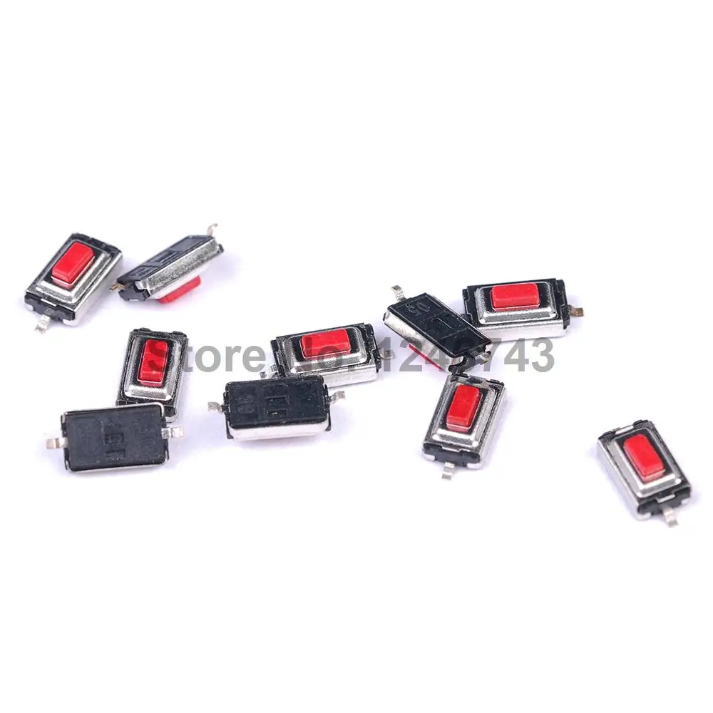 

200PCS 3*6*2.5 mm 3*6*2.5H SMD Red Button Switch Key Switch Tact Switch