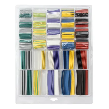 

500PCS Multi Color Polyolefin 2:1 Halogen-Free Heat Shrink Tubing Tube Assortment Sleeving Wrap Tubes Insulation Materials