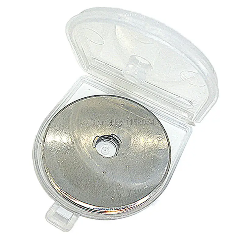 

20pcs Sks-7 Steel 60mm Rotary Cutter Spare Blade 60*10*0.3mm Rotary Cutter Blade Craft Quilting Patchwork Sewing Blades W/ Case