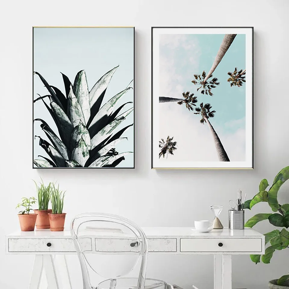 Oc-ano-Tropical-Beach-Palm-rbol-Cartel-de-la-lona-de-la-pared-del-paisaje-arte (2)