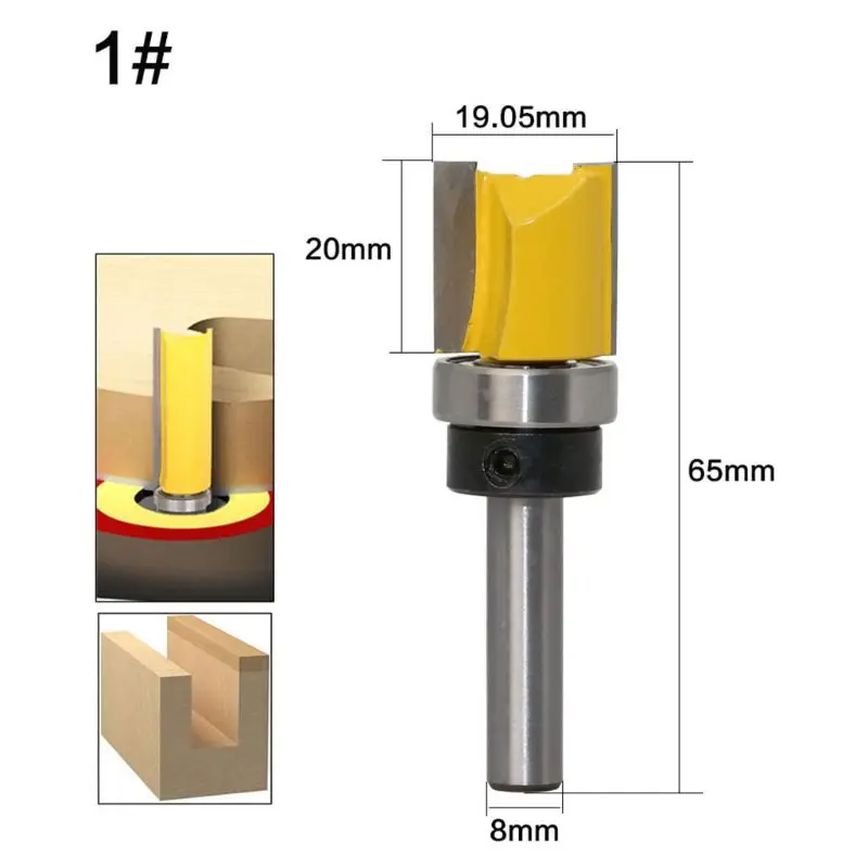 Corte Cópia Router Bit Haste Reta