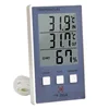 Digital Thermometer Hygrometer Indoor Outdoor Temperature Humidity Meter C/F LCD Display Sensor Probe Weather Station ► Photo 3/6