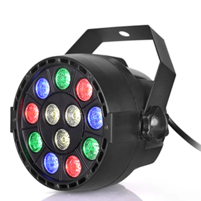 

12pcs 3W High Power LED Beads Par KTV Bar Stage Light Voice Beam Projector Lamps DMX512 Console