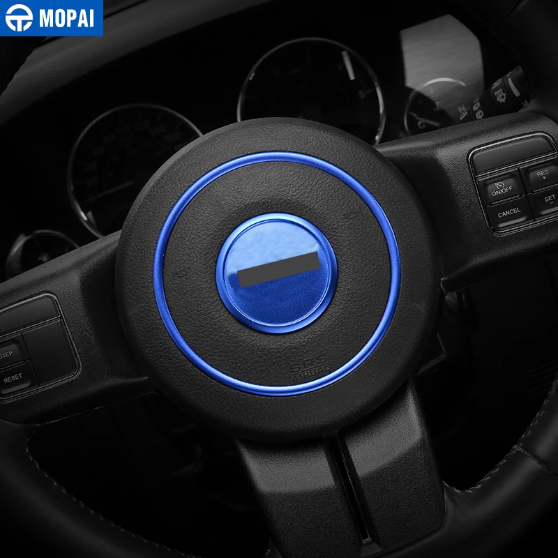 MOPAI украшение на руль автомобиля Накладка для Jeep Wrangler/Cherokee/Compass/Patriot/Grand Cherokee/Renegade