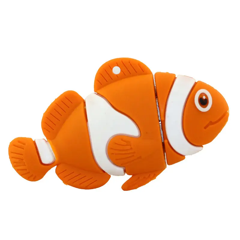 Розничная, Usb флеш-накопитель с мультяшными персонажами в поисках Немо, забавная рыба-клоун, флеш-накопитель, карта памяти, u-диск, 4 ГБ, 8 ГБ, 16 ГБ, 32 ГБ, флешка, подарок - Цвет: orange