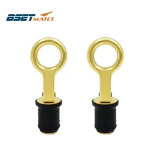 2 шт. лучшие MATEL резиновые латунные кнопки Tight флип Стиль корпуса Садок, лодка слива лодка Трюмный транце дамбы baitwell