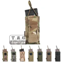 Emerson Тактический одиночный Открытый Топ 5,56& пистолет маг мешок EmersonGear MOLLE/PALS подсумок кобура Mag Перевозчик военный