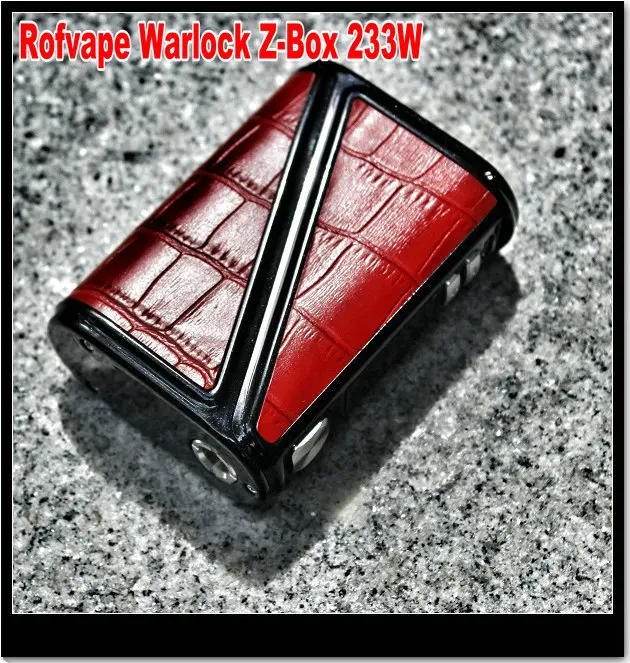 

Original Rofvape Warlock Z-Box 233W Mechanical Mod Dual 18650 Battery TC E Cigarette Box Mod