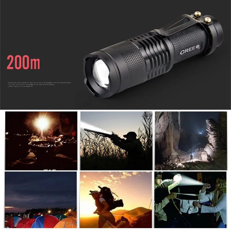 ReBlue Flashlight Lanterna x900 Linterna Led Tactical Torch Led Flashlight Camping Lanterna Tatica Torch Light 14500 XML Q5 T6 6