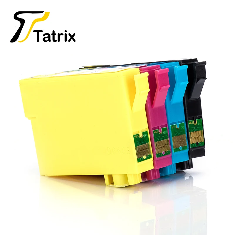 Чернильный картридж Tatrix T1241 T1242 T1243 T1244 для Epson Stylus NX125 127 130 230 330 420 430 Workforce 320 323 325 435|ink