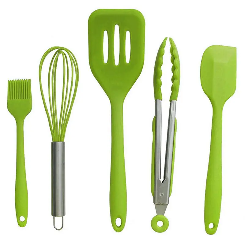 10 Pcs Kitchenware Silicone Heat Resistant Kitchen Cooking Utensils Non-Stick Baking Tool Cooking Tool Sets 10 Pcs Kitchenware Silicone Heat Resistant Kitchen Cooking Utensils Non-Stick Baking Tool Cooking Tool Sets