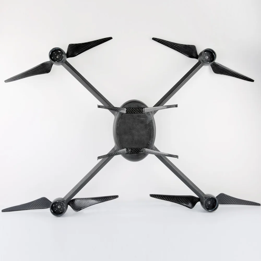 Super light full 3k carbon fiber Integrated 800MM quadcopter frame for