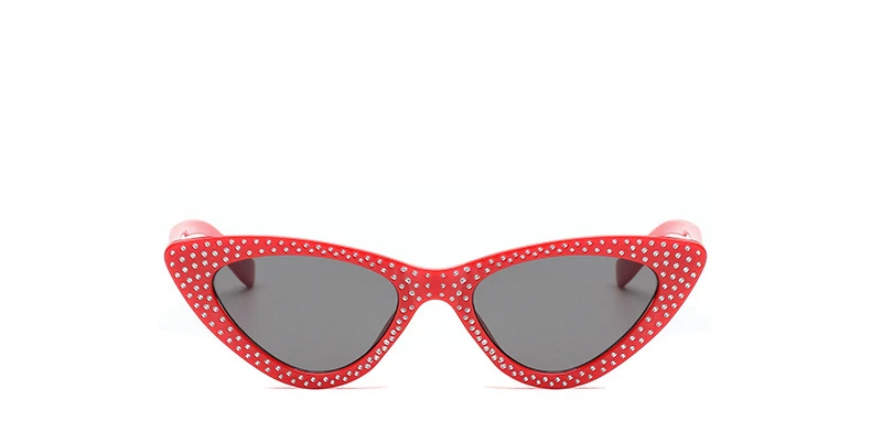 Новые 2018 кошачий глаз Для женщин солнцезащитные очки Брендовая Дизайнерская обувь модные солнцезащитные очки Черные, белые, красные рамка