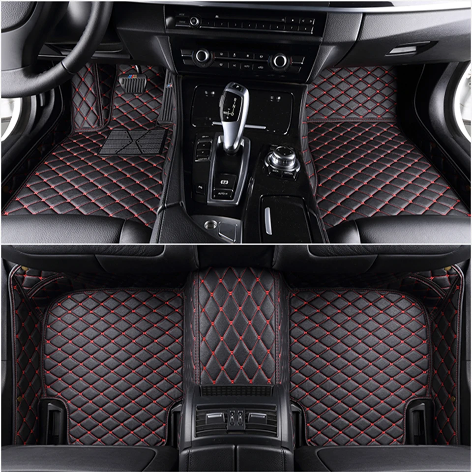 Esteiras do Assoalho Carro para Porsche Todos os Modelos Acessórios de Automóveis Personalizado Cayenne Cayman Macan Panamera Boxster 718 911 Esteiras 955 5 cayenne 955 todos os modelos cayman macan