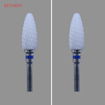 

2Pcs/Lot White Zirconia Ceramic Dental Lab Burs - Bullet Shape - Left Hand (5501.060)