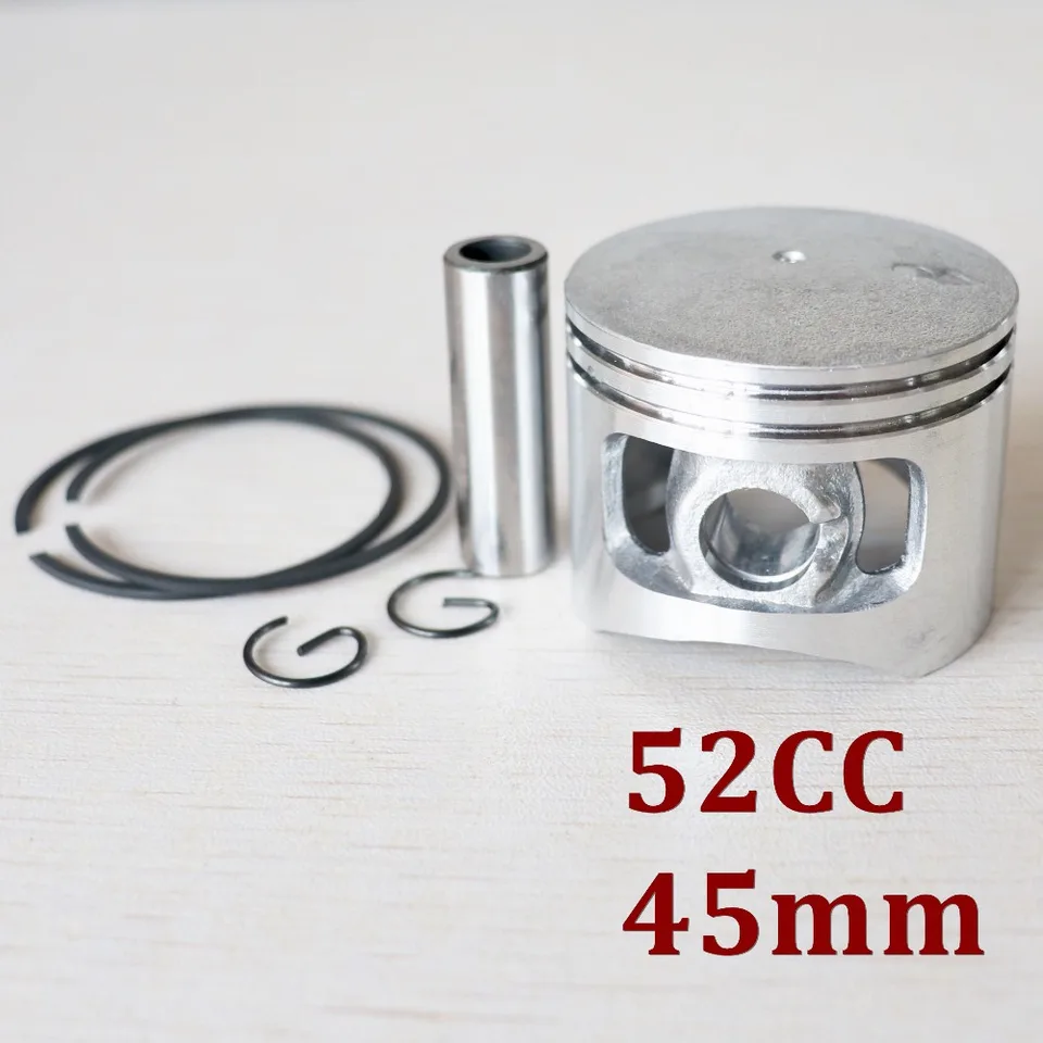43mm 45mm 45.2mm Kettingzaag Cilinder Zuiger Naald Kooi Pakking kit for 4500 45cc 5200 52cc 5800 58cc Benzine Kettingzaag Onderdelen Tuin onderdelen (Size : 52cc 45MM 43mm 45mm 45.2mm Kettingzaag Cilinder Zuiger Naald Kooi Pakking kit for 4500 45cc 5200 52cc 5800 58cc Benzine Kettingzaag Onderdelen Tuin onderdelen (Size : 52cc 45MM