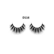 Натуральные Длинные Накладные ресницы макияж Hand-made Пластик накладные ресницы, пучок 3D норки для завивки волос с высокое качество D116