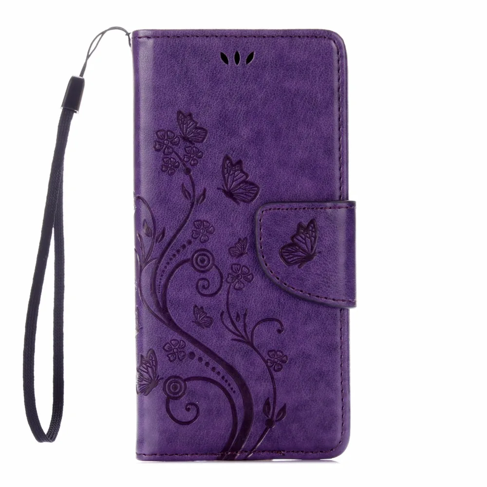 

New butterfly flower flip case for Sony Xperia E5 F3311 F3313 5.0 Inch with stand PU leather wallet phone back cover