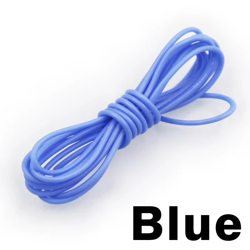 Striveday 5 м 16.4FT 26 AWG гибкий силиконовый провод RC кабель 26AWG 30/0. 08TS внешний диаметр 1,5 мм электрические провода кабель для DIY - Цвет: Blue