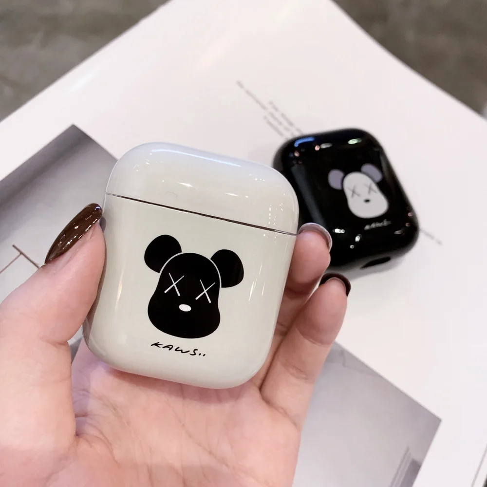 

Violent bearbrick KAWS case for Airpods graftti vogue trend gift perfect design for Apple Airpods2 bluetooth earphone case