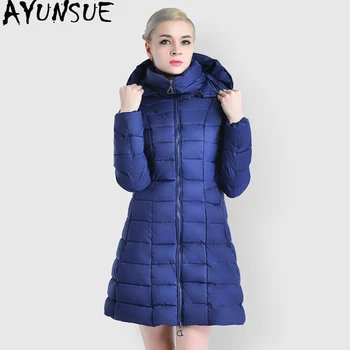 

AYUNSUE Winter Coat Women Parka Warm Jacket Long Elegant Parkas Mujer 2020 Womens Jackets and Coats Overcoat YYN6622 KJ2691