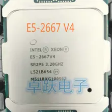 E5-2667V4 Intel E5 2667 V4 3,20 GHZ 8-ядерный Натяжной канат длиной 25 м Кэш E5-2667 V4 DDR4 2400 МГц FCLGA2011-3 135W процессор
