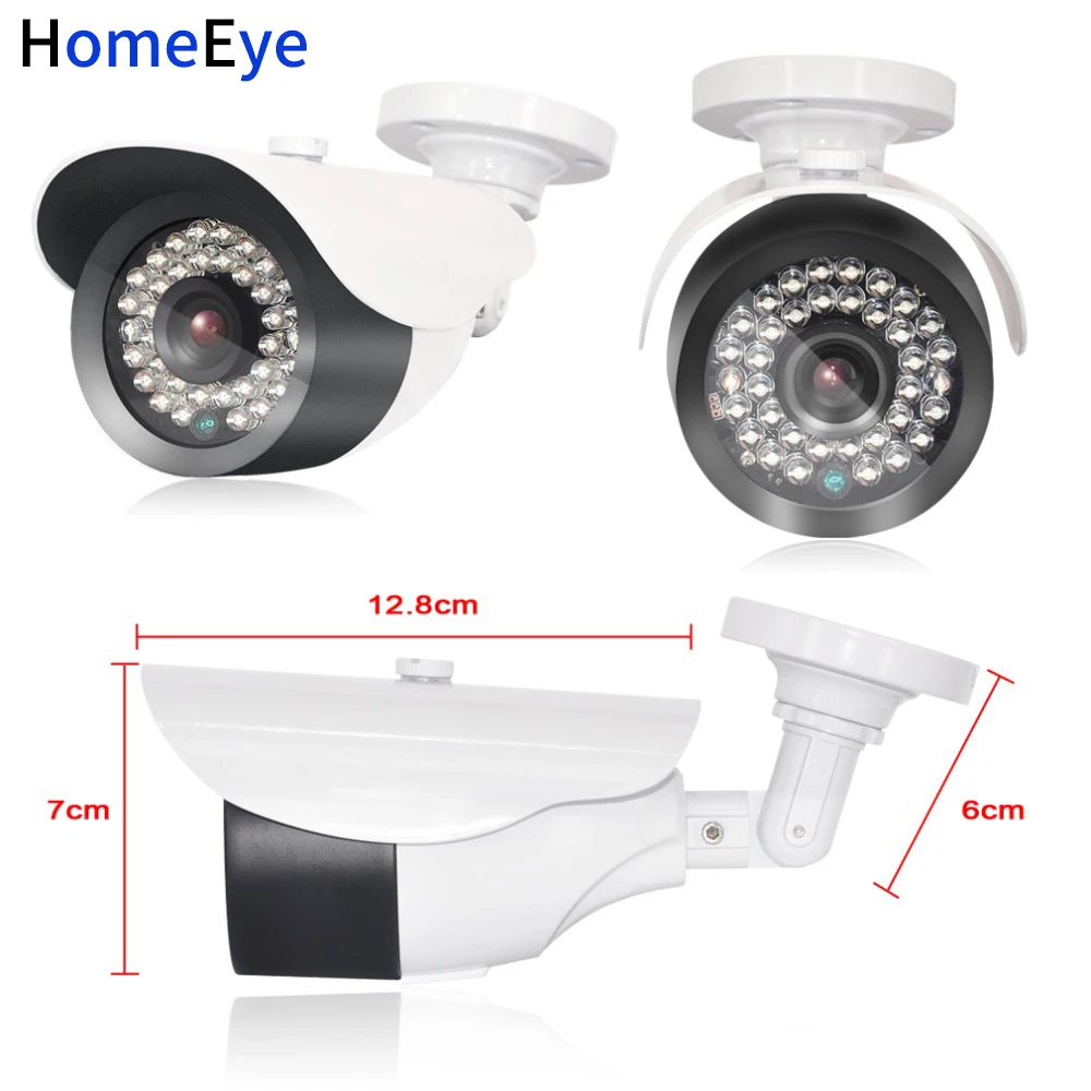 HomeEye 1080 P IP камера камеры скрытого видеонаблюдения с 3,6 мм объектив водостойкий 2,4 мегапикселя Белый Цвет ИК Ночное Видение