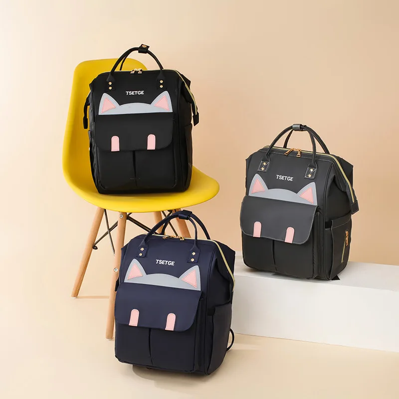 

Backpack For Mom And Baby Diaper Bag Large Capacity Backpack For Wheelchairs Baby Changing Bag Multifunction Travel Nursing