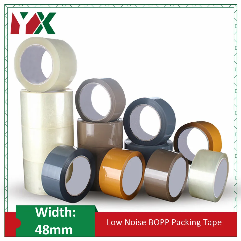 

48MM Low Noise BOPP Packing Tape/Carton Sealing Tape/High Viscosity Not Easy To Break Packaging Packing Sealing Tape