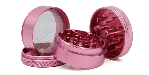 النساء عشب طاحونة الاعشاب كسارة التبغ الدخان التدخين الاكسسوارات المعدنية طاحونة سوبر التقطيع 50mm 55mm 63mm