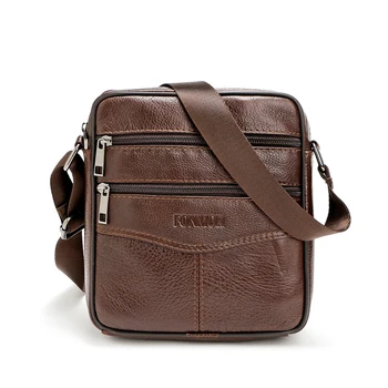 

Vintage Business Leather Mens Messenger Bag Casual Men's Crossbody Bag bolsas male Large Capacity Handbag For Man