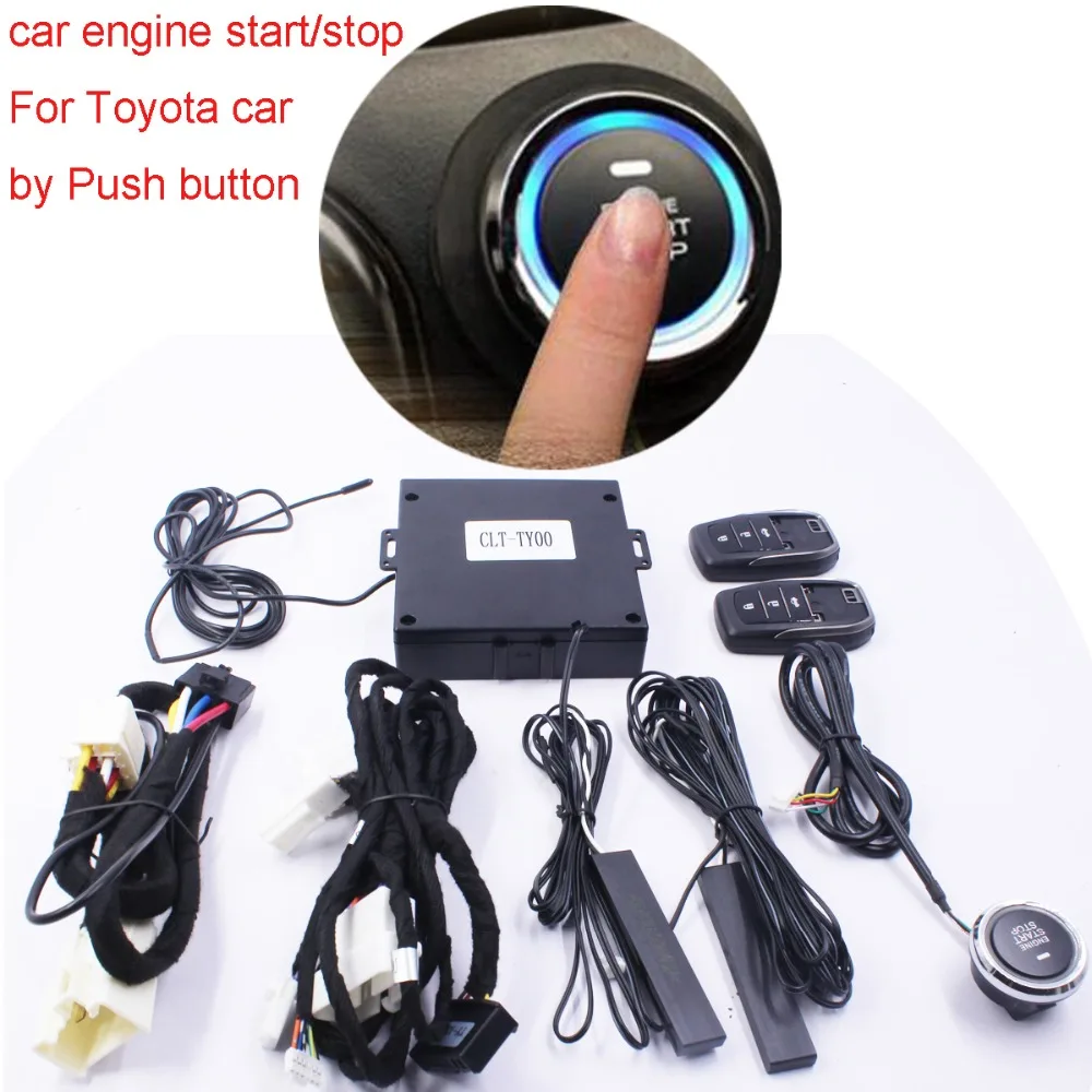 

For Toyota COROLLA Car add push Button Start/ Stop And Remote key start stop system for Toyota COROLLA (Year 2009-2018)