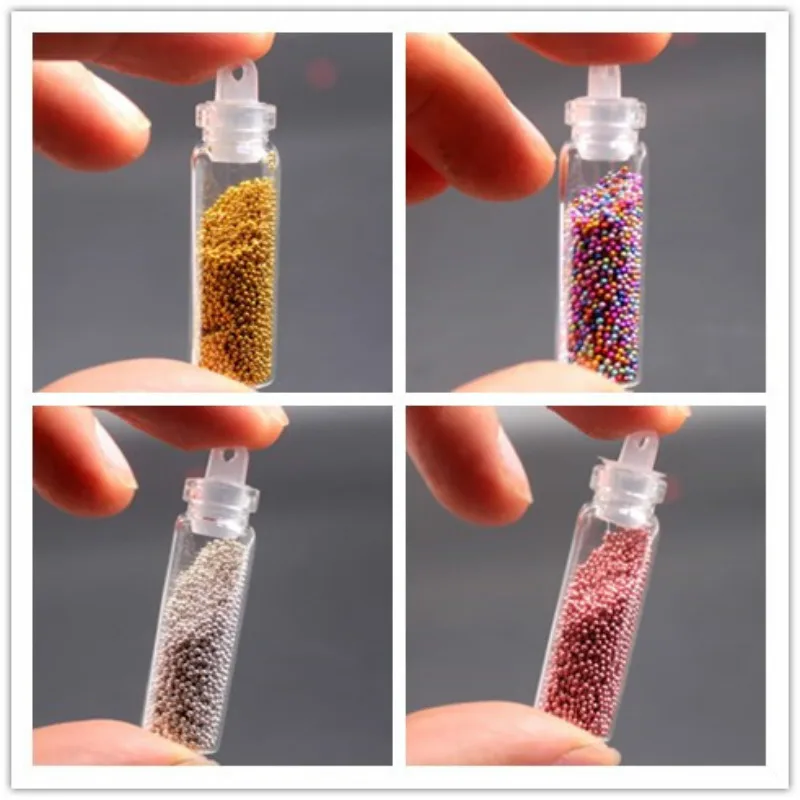 

(1 Pcs/sell) 1 bottle of small granule flash nails with a sparkle of sparkle nail stripe pincers decorated with polish nail gel.