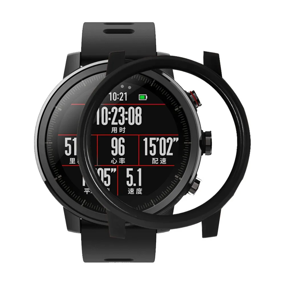 Чехол для ПК для Xiaomi/Huami/AMAZFIT 2/2S часы Stratos с защитой экрана smartwatch Носимых устройств relogios