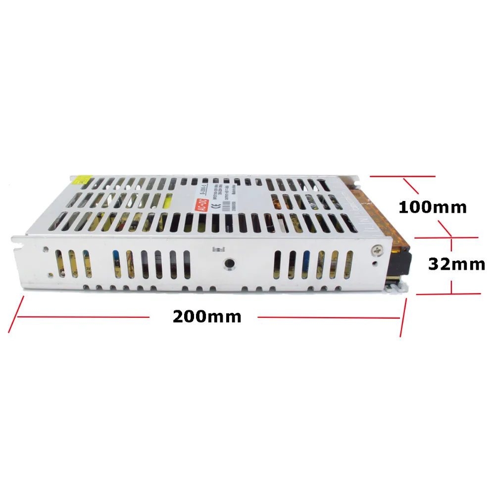 Jiaderui ультра тонкий AC 110V 220V к DC 5V блок питания 40A 200W адаптер для светодиодной ленты