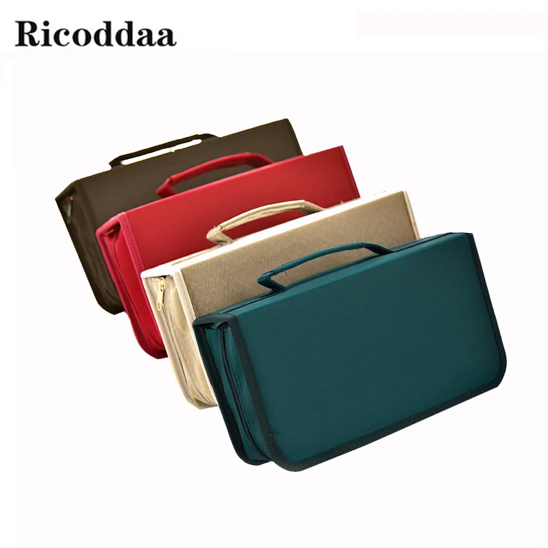 

Large Capacity 128 Disc Capacity DVD CD Case Holder For Car Media Storage CD Bag Portable Carry Bag Box For DVD CD Accessories