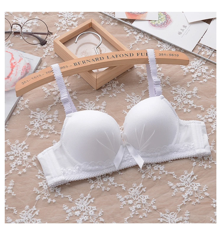 

Mozhini Female Underwear small breast Push Up Bra minimizer deep v thick Padded brassiere lace bra for women pushup bra girl bra