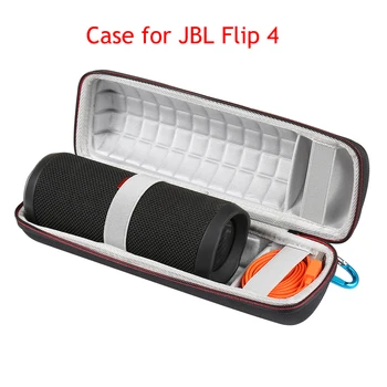 

LuckyNV Wave Point EVA Storage Travel Portable Speakers Bag Box Case for JBL Flip 4 Speaker Extra Space for Cables and Plugs