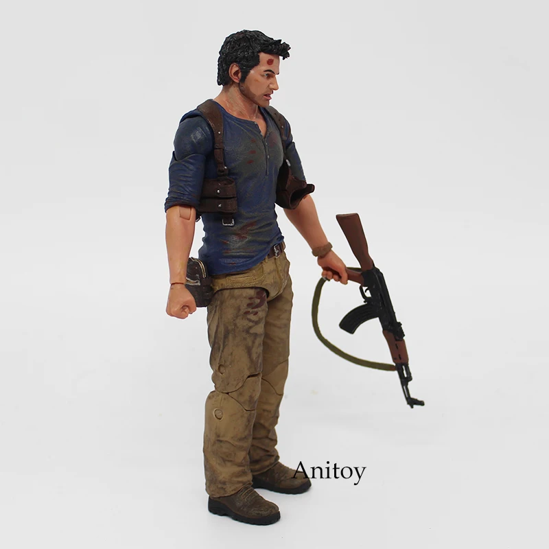 NECA Uncharted 4 вор конец Натан Дрейк Ultimate Edition ПВХ фигурка Коллекционная модель игрушки " 18 см KT3423